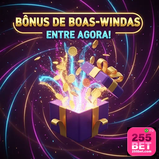 Imagem promocional do 255bet destacando o bônus 06 para novos usuários do site de apostas.
