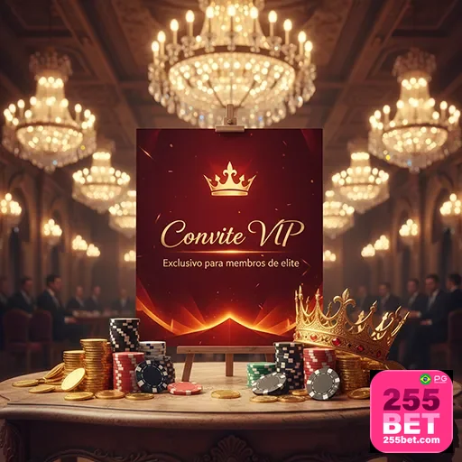 Imagem promocional do 255bet com destaque para o programa VIP, destacando vantagens exclusivas do site 255bet.